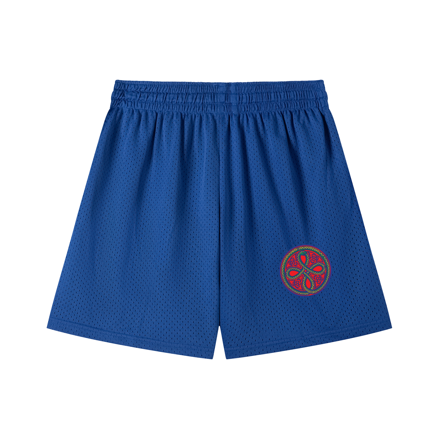 Ouroboros Red Mesh Drawstring Shorts
