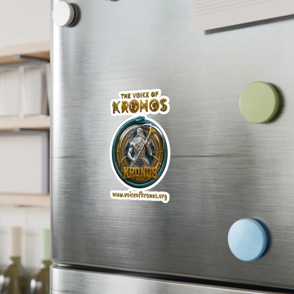 Kronos Logo Vinyl Sticker — 'The Voice of Kronos' Kiss-Cut Decal