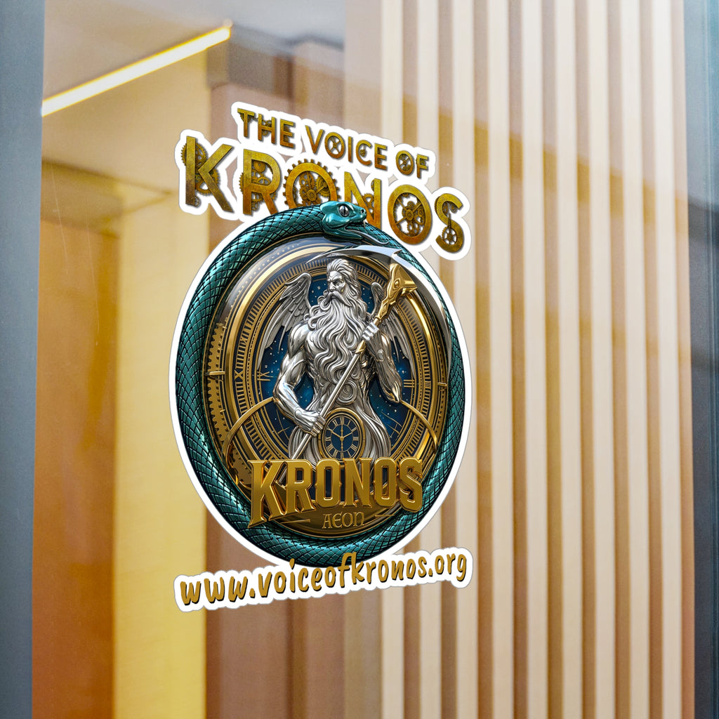 Kronos Logo Vinyl Sticker — 'The Voice of Kronos' Kiss-Cut Decal