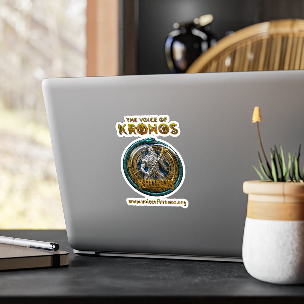 Kronos Logo Vinyl Sticker — 'The Voice of Kronos' Kiss-Cut Decal