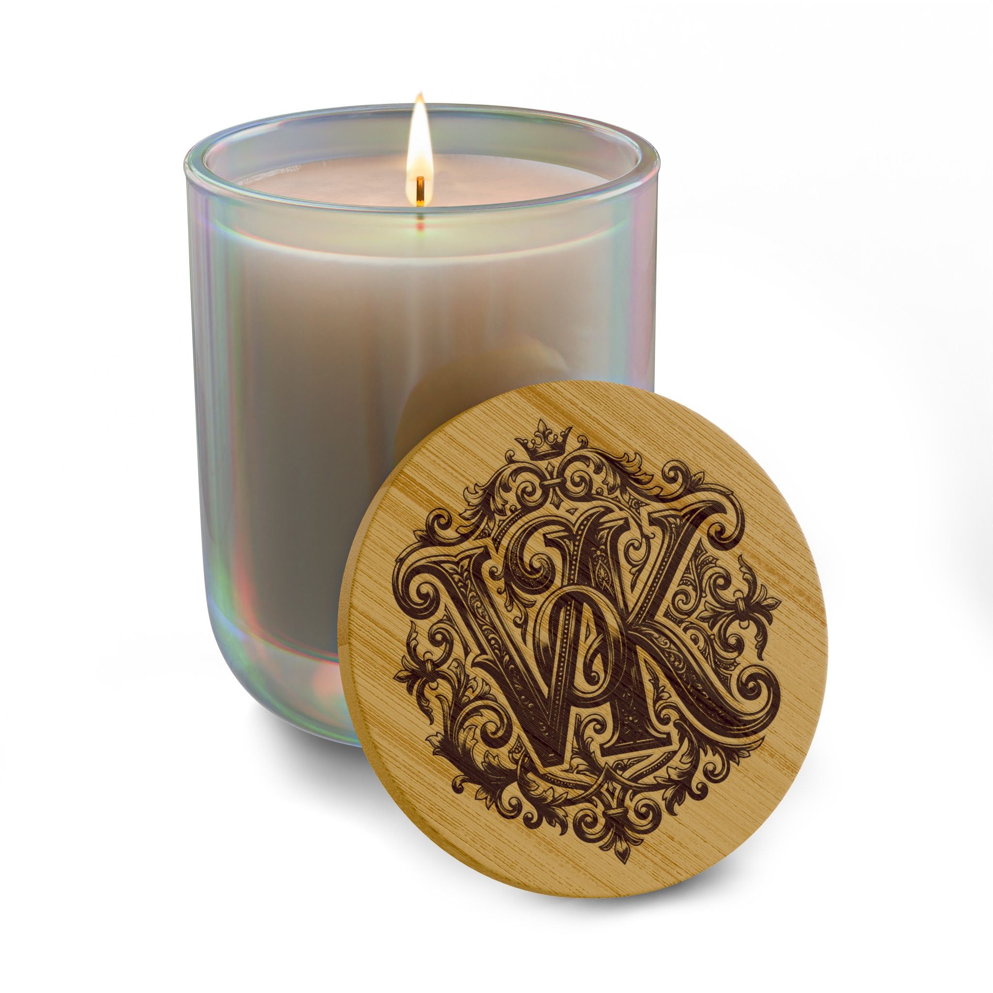 VoK Logos Scented Soy Candle, 14oz (Engraving)