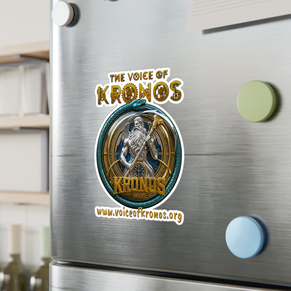 Kronos Logo Vinyl Sticker — 'The Voice of Kronos' Kiss-Cut Decal