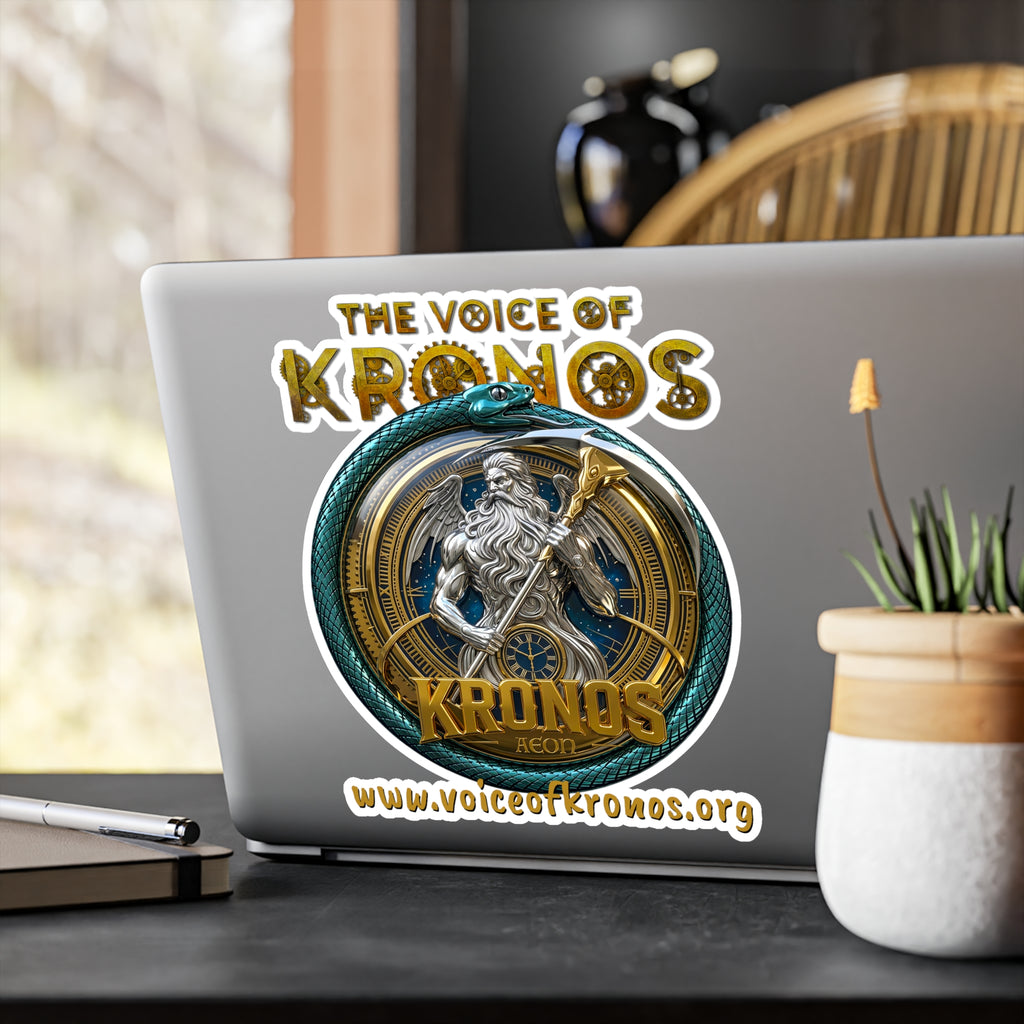 Kronos Logo Vinyl Sticker — 'The Voice of Kronos' Kiss-Cut Decal