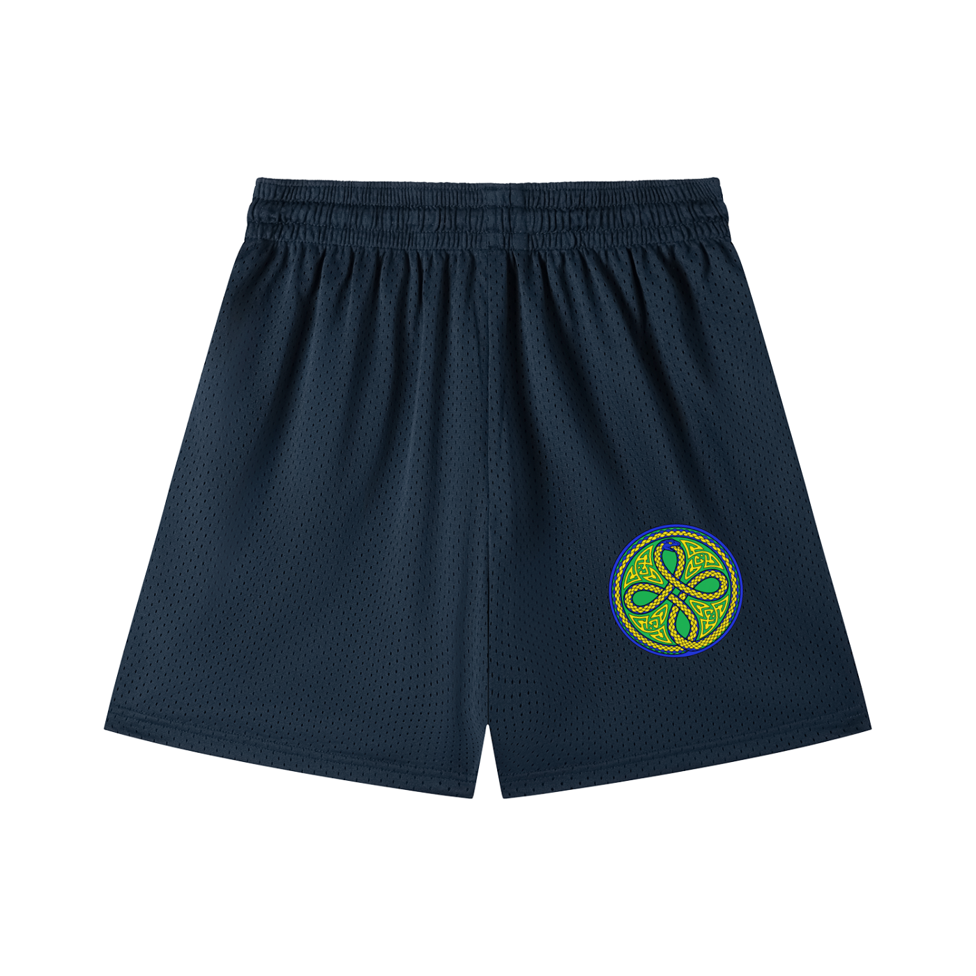 Ouroboros Green Mesh Drawstring Shorts