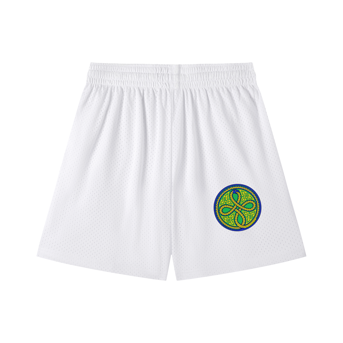 Ouroboros Green Mesh Drawstring Shorts