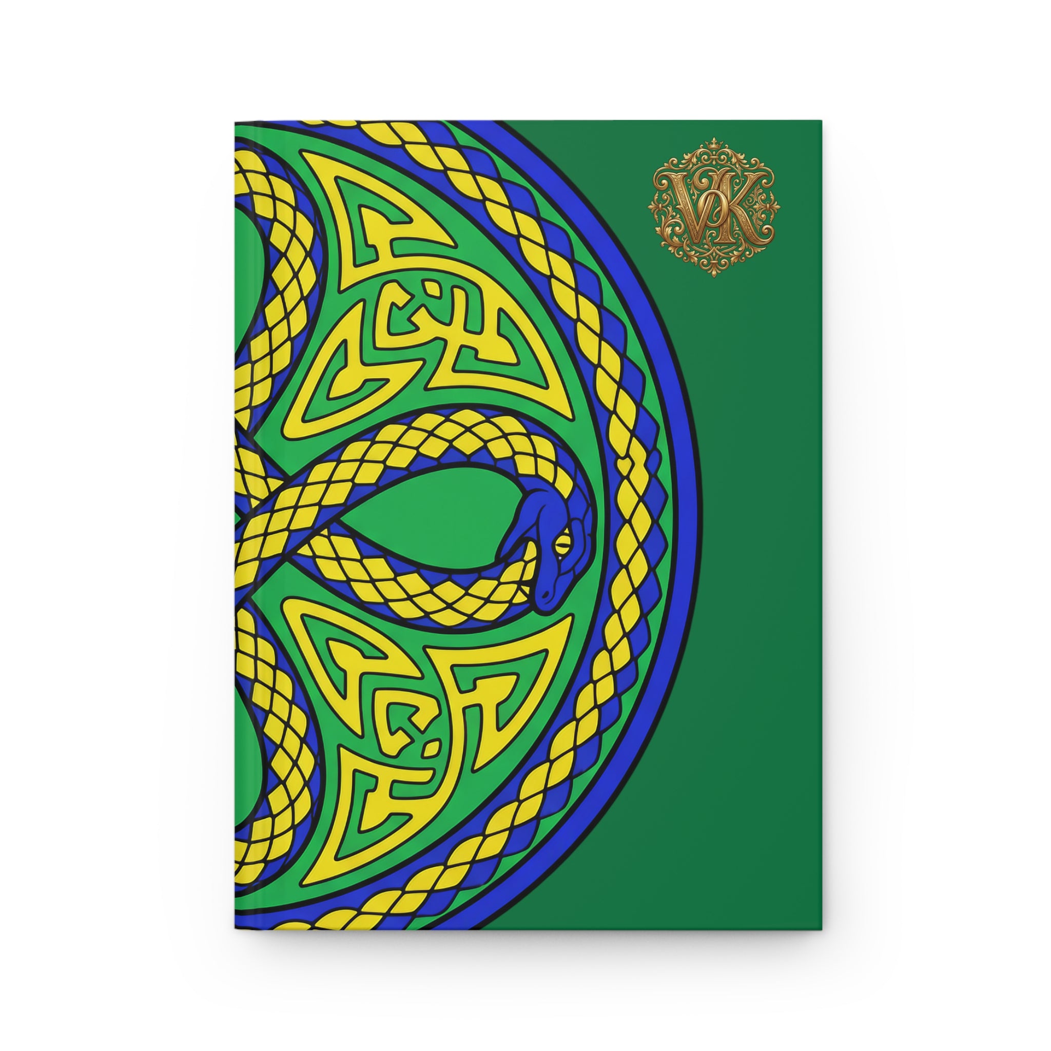 Ouroboros Green Serpent Hardcover Journal