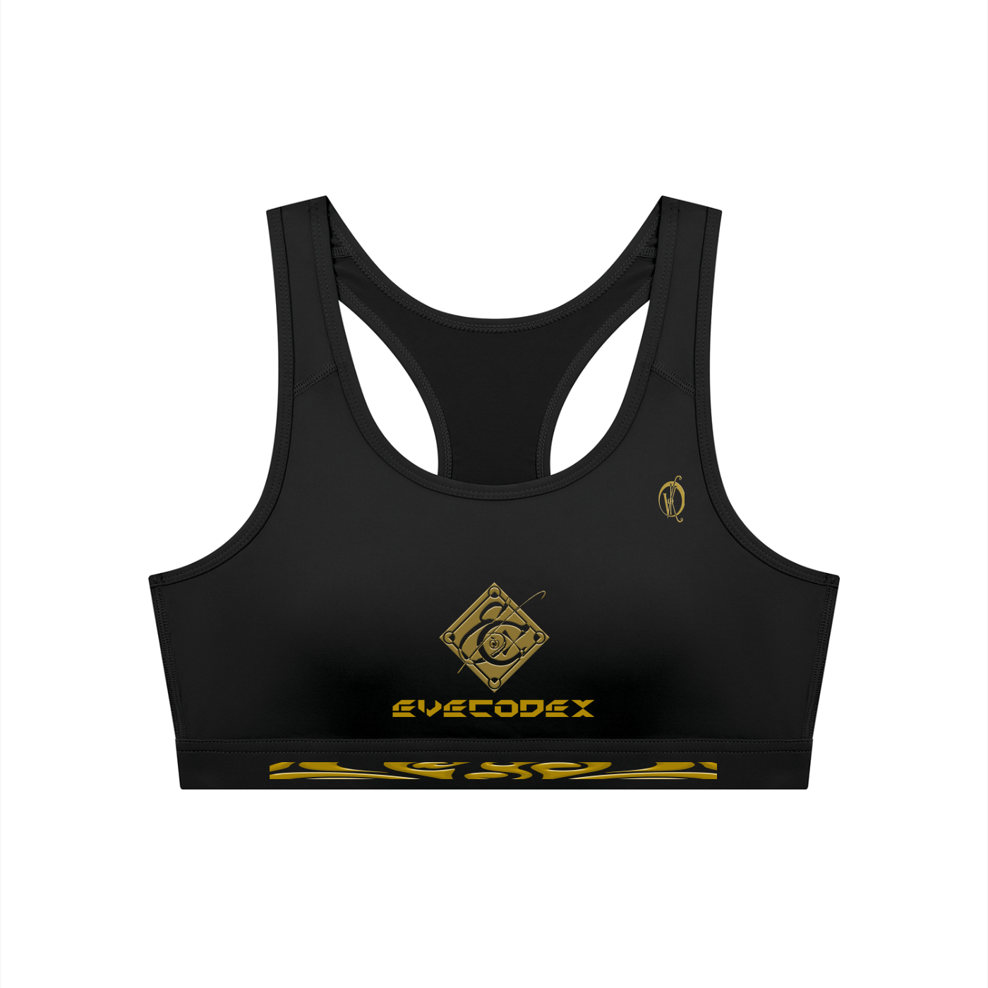 EveCodex Women's Cropped Sports Bra