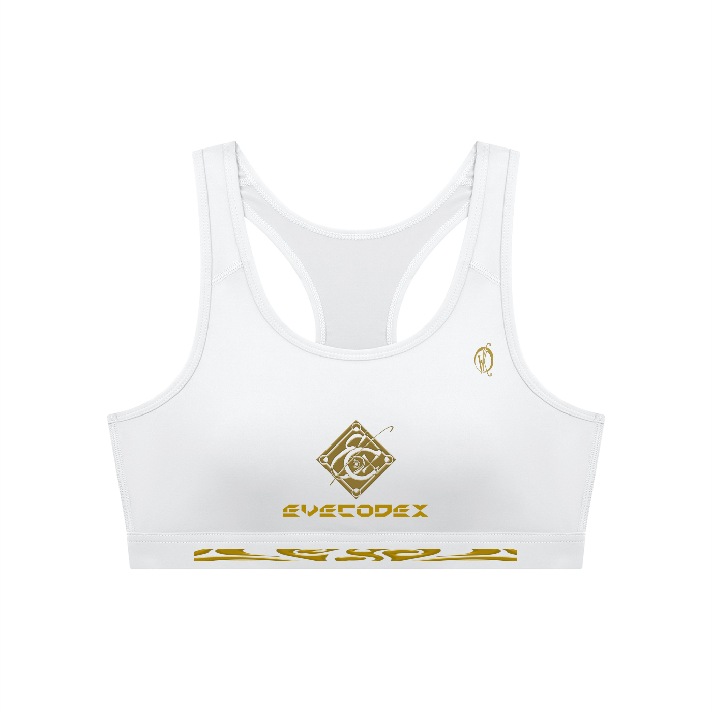EveCodex Women's Cropped Sports Bra