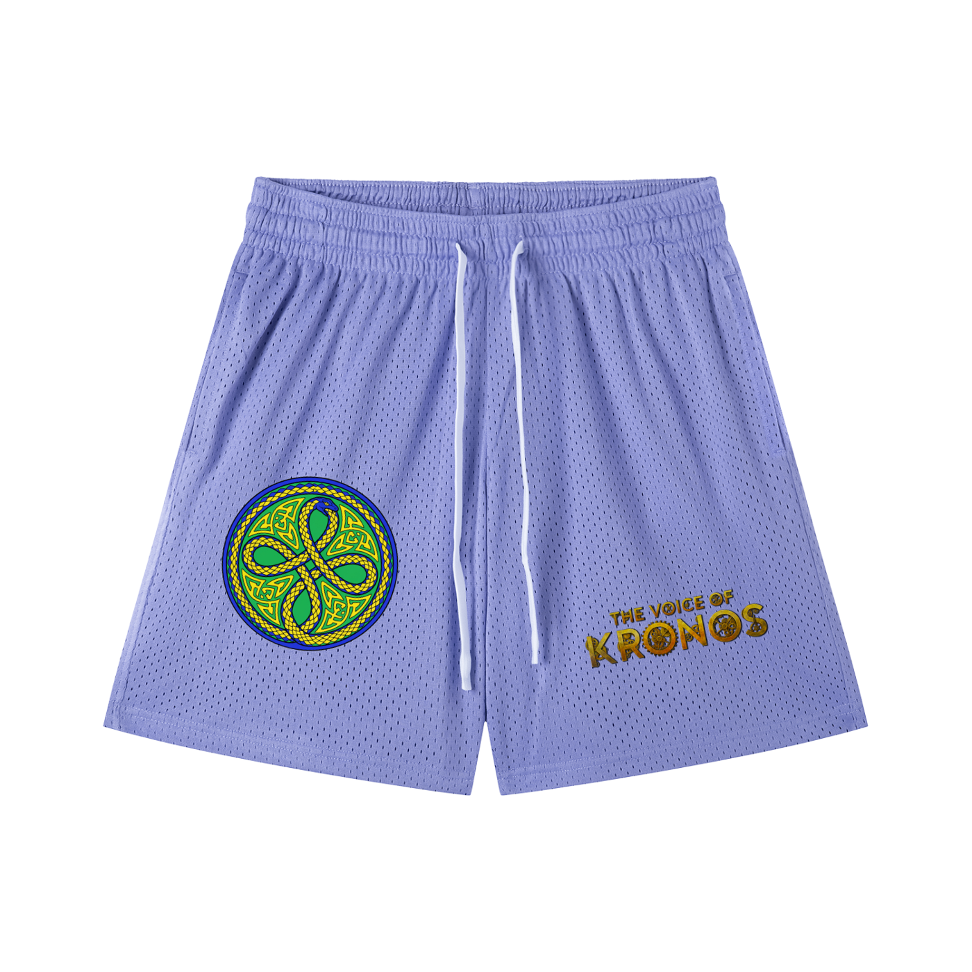 Ouroboros Green Mesh Drawstring Shorts