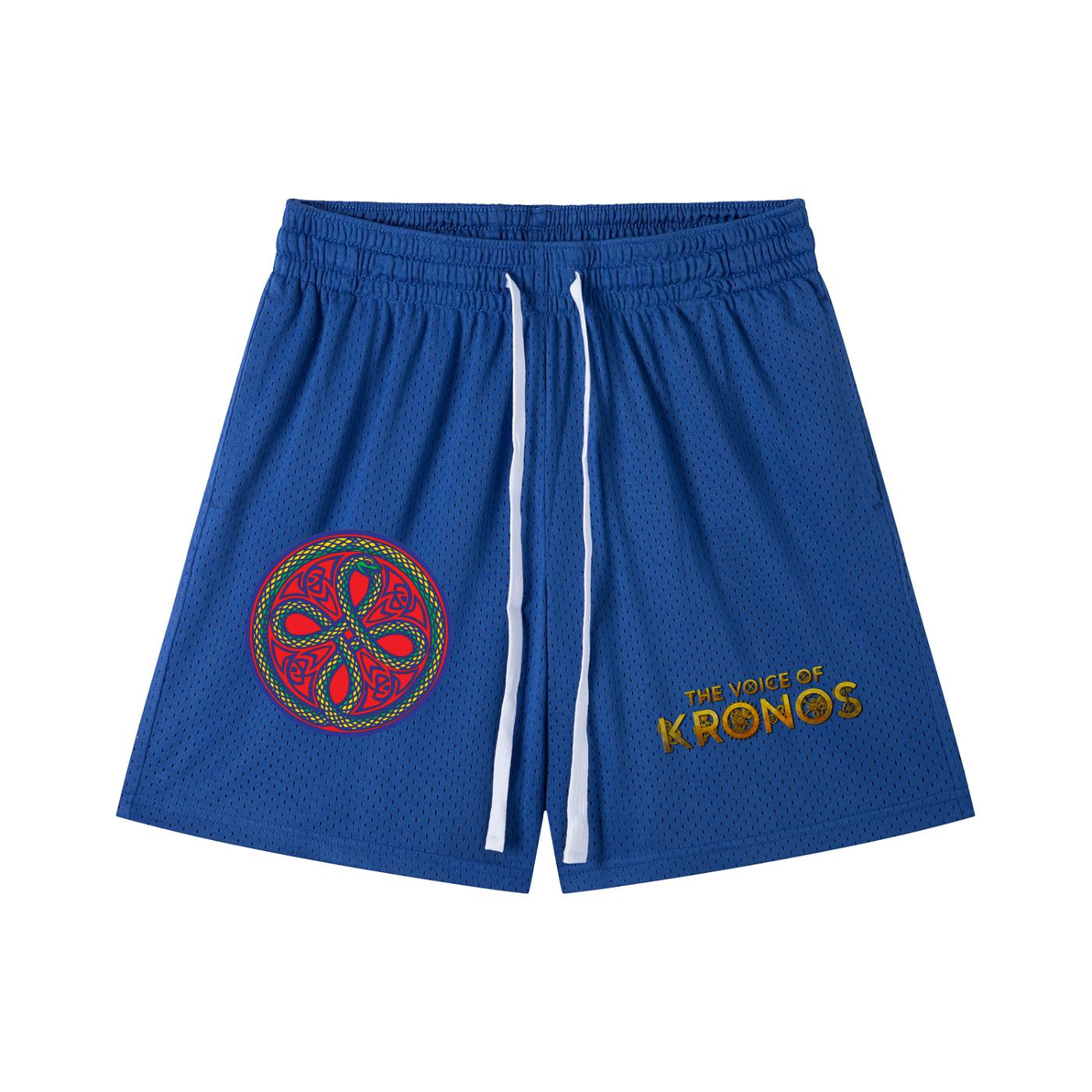 Ouroboros Red Mesh Drawstring Shorts
