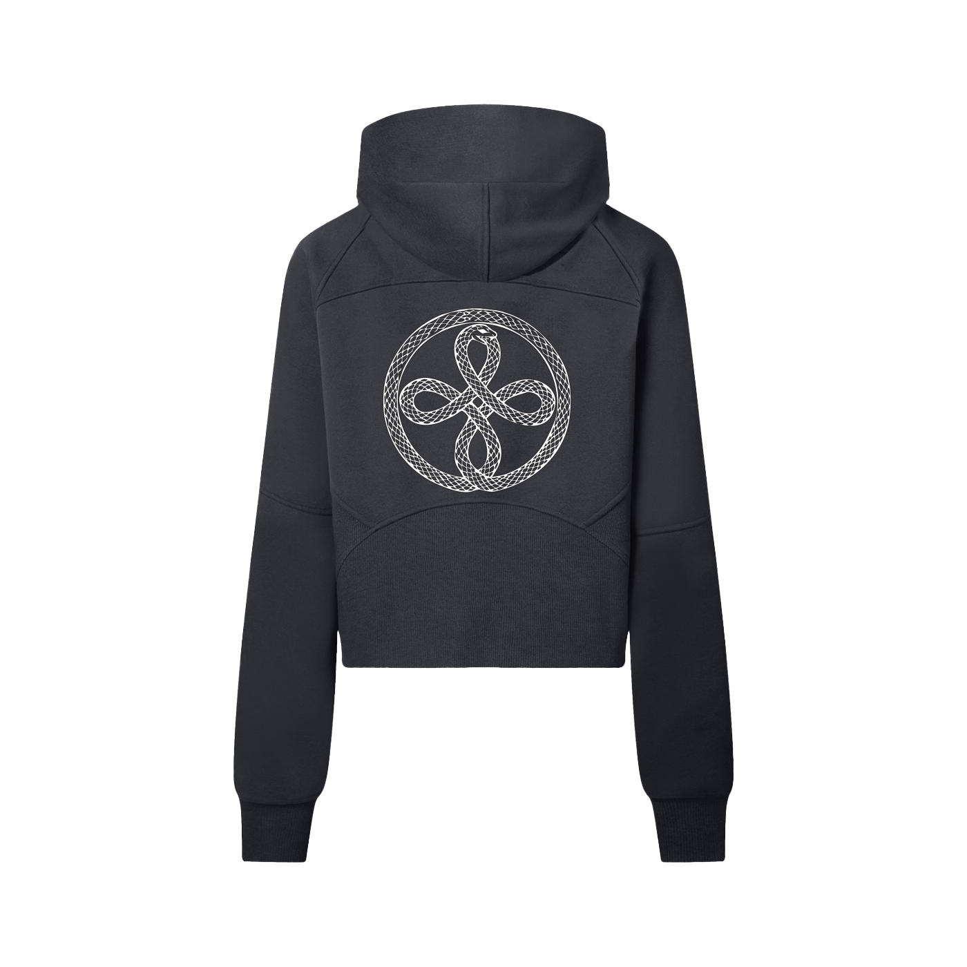 Cropped Half-Zip Hoodie