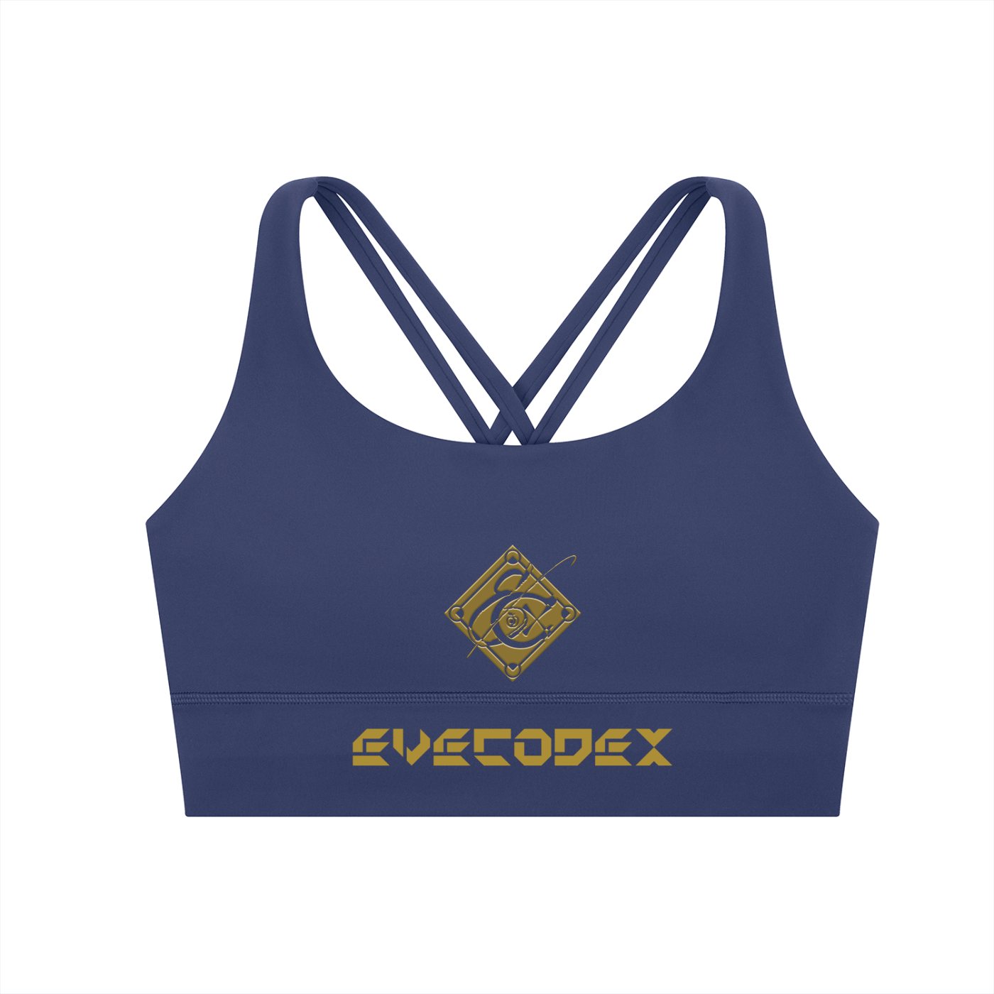 Strappy Criss-Cross Sports Bra