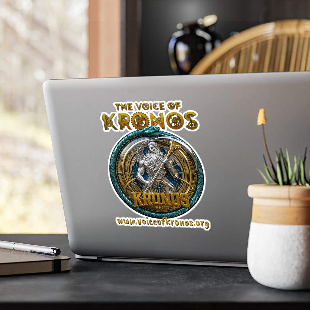 Kronos Logo Vinyl Sticker — 'The Voice of Kronos' Kiss-Cut Decal