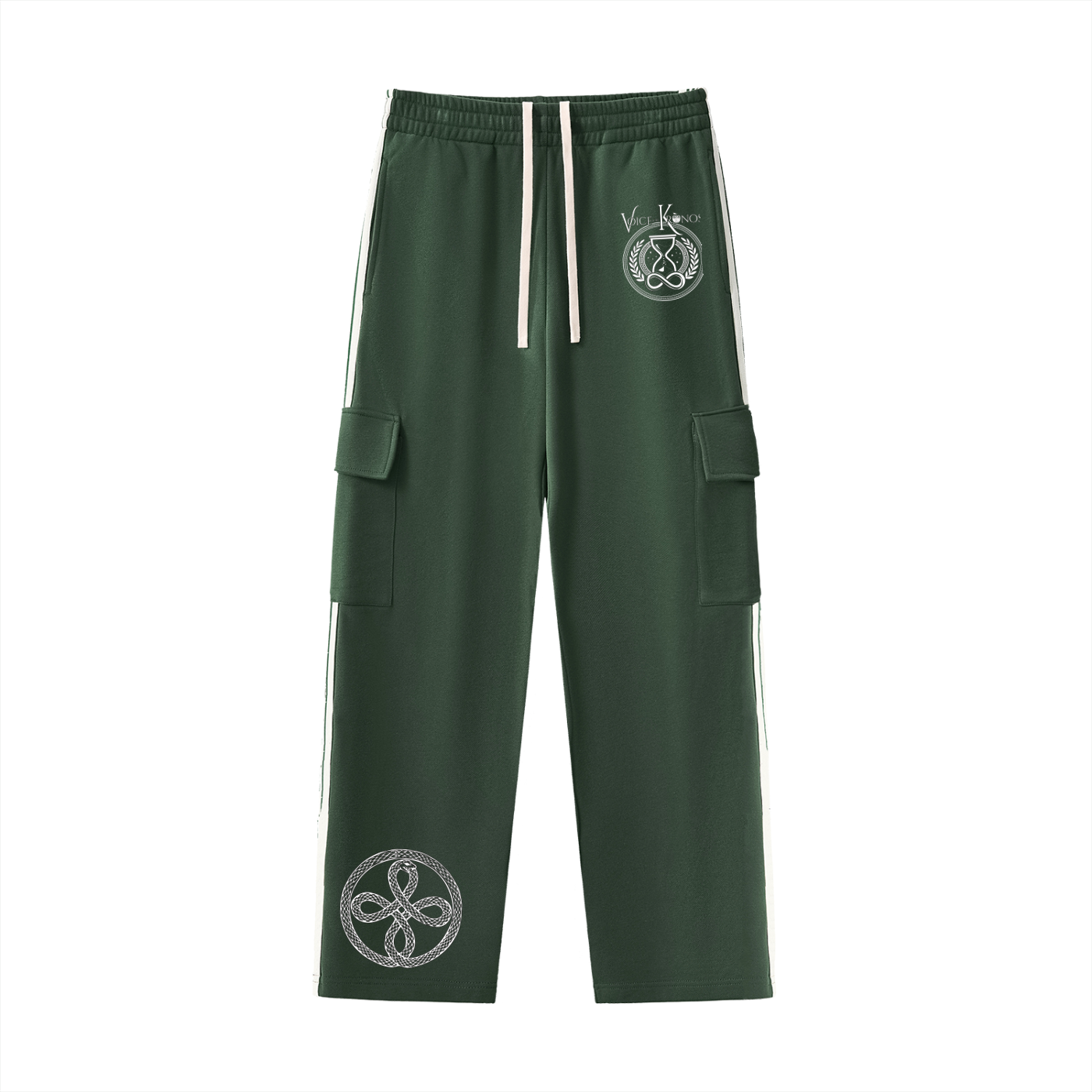 Side Stripe Straight-Leg Pants