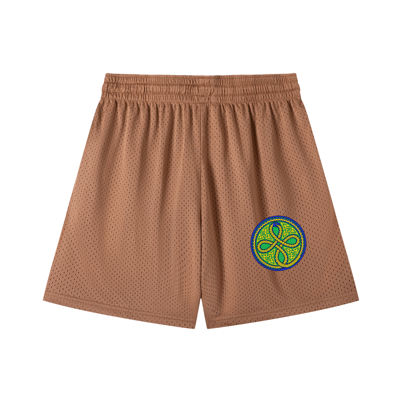 Ouroboros Green Mesh Drawstring Shorts