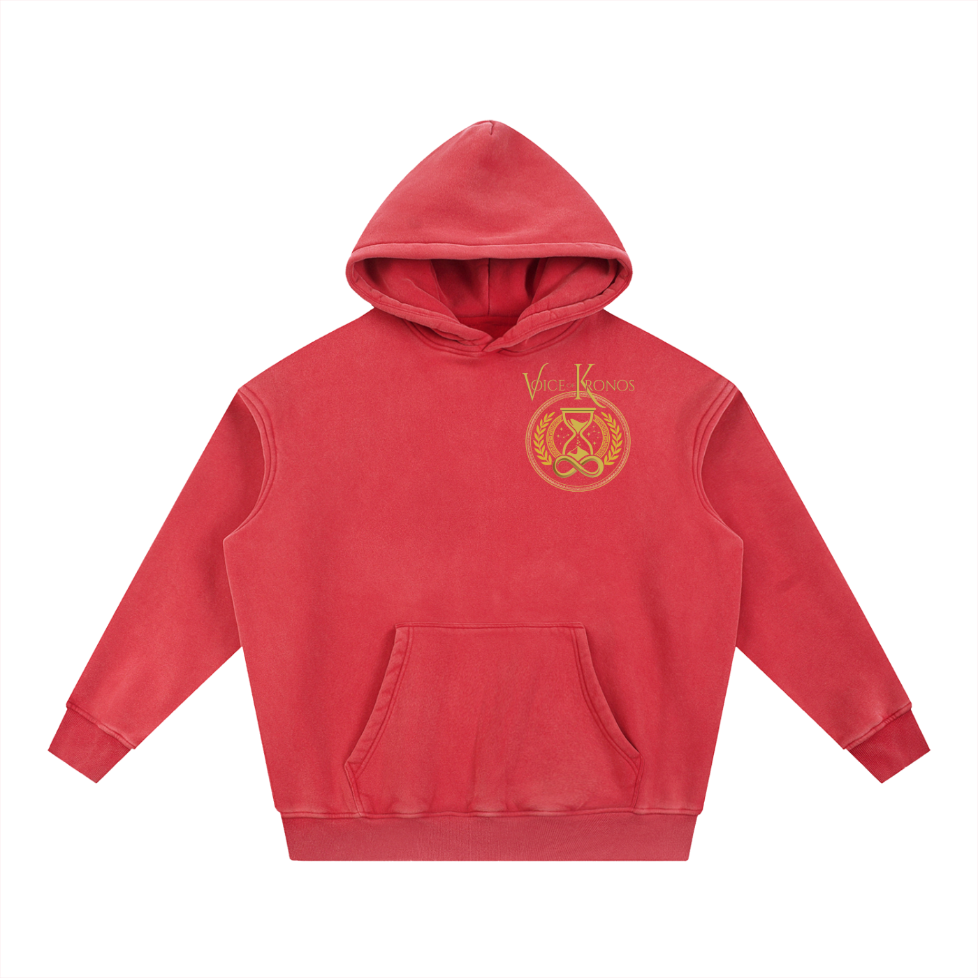 Snow Wash Fleece Oversize Hoodie