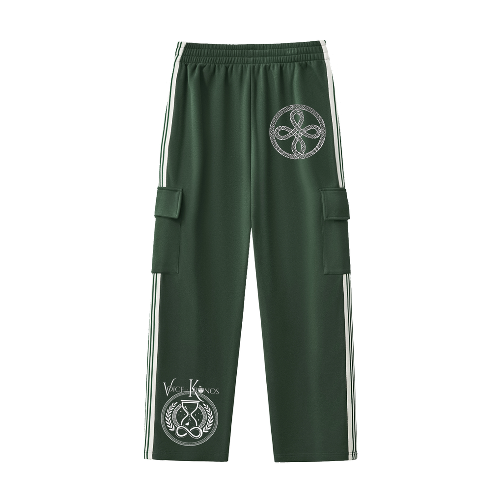 Side Stripe Straight-Leg Pants