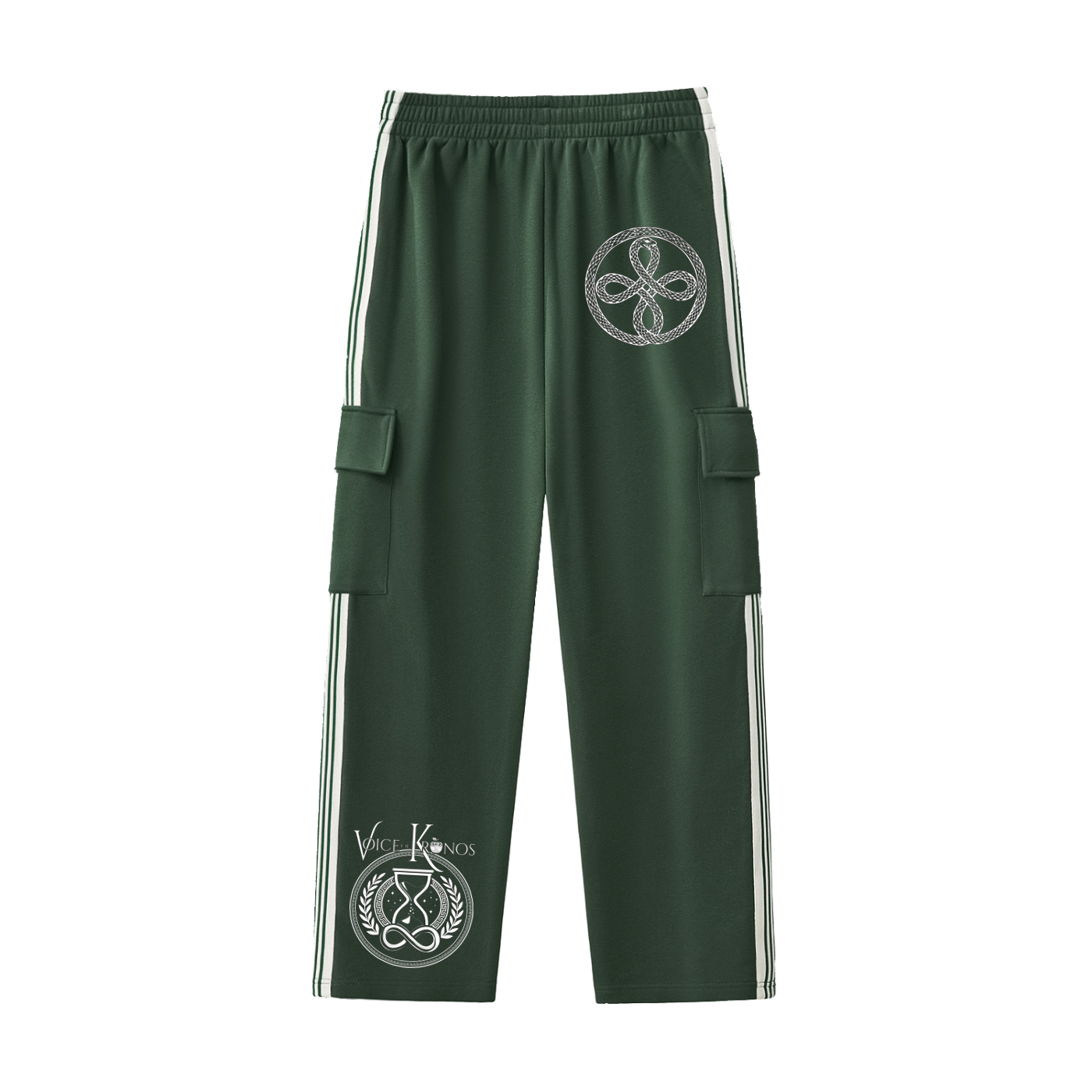 Side Stripe Straight-Leg Pants