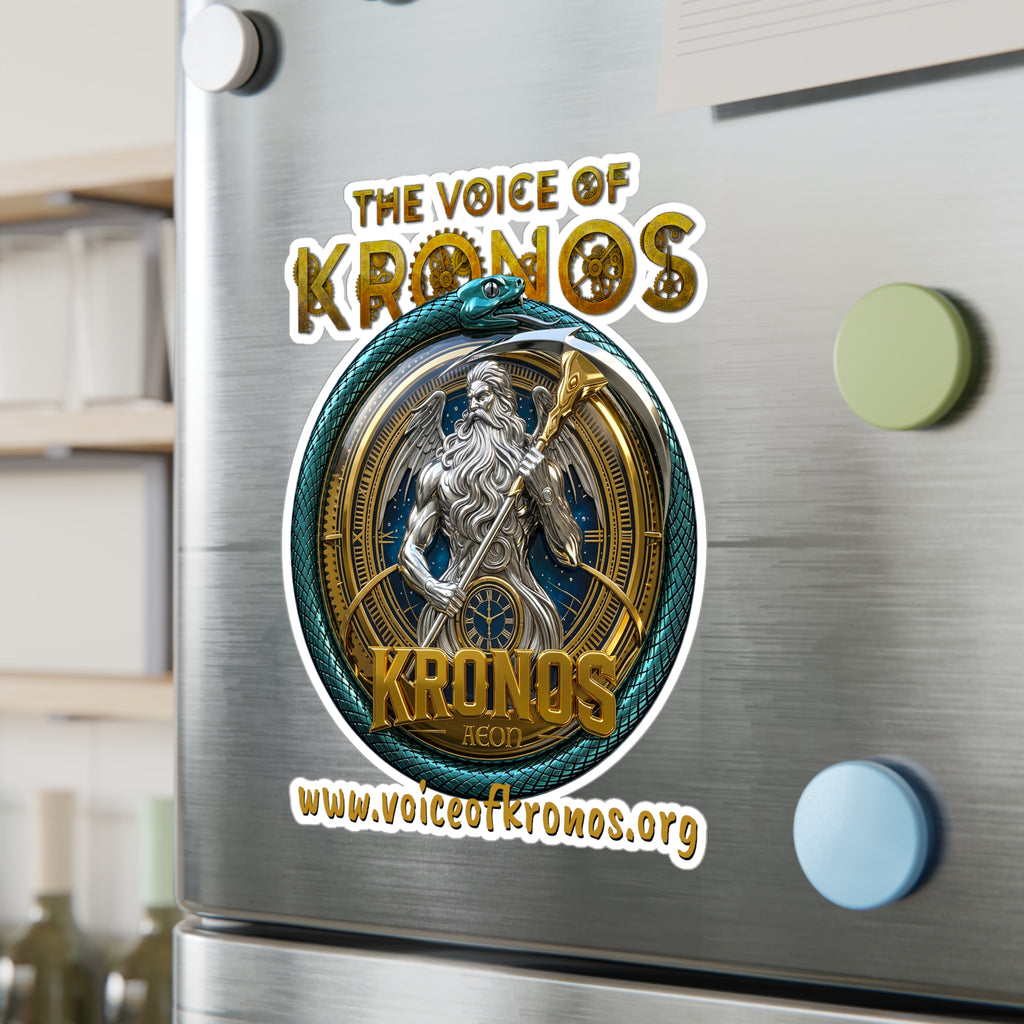 Kronos Logo Vinyl Sticker — 'The Voice of Kronos' Kiss-Cut Decal