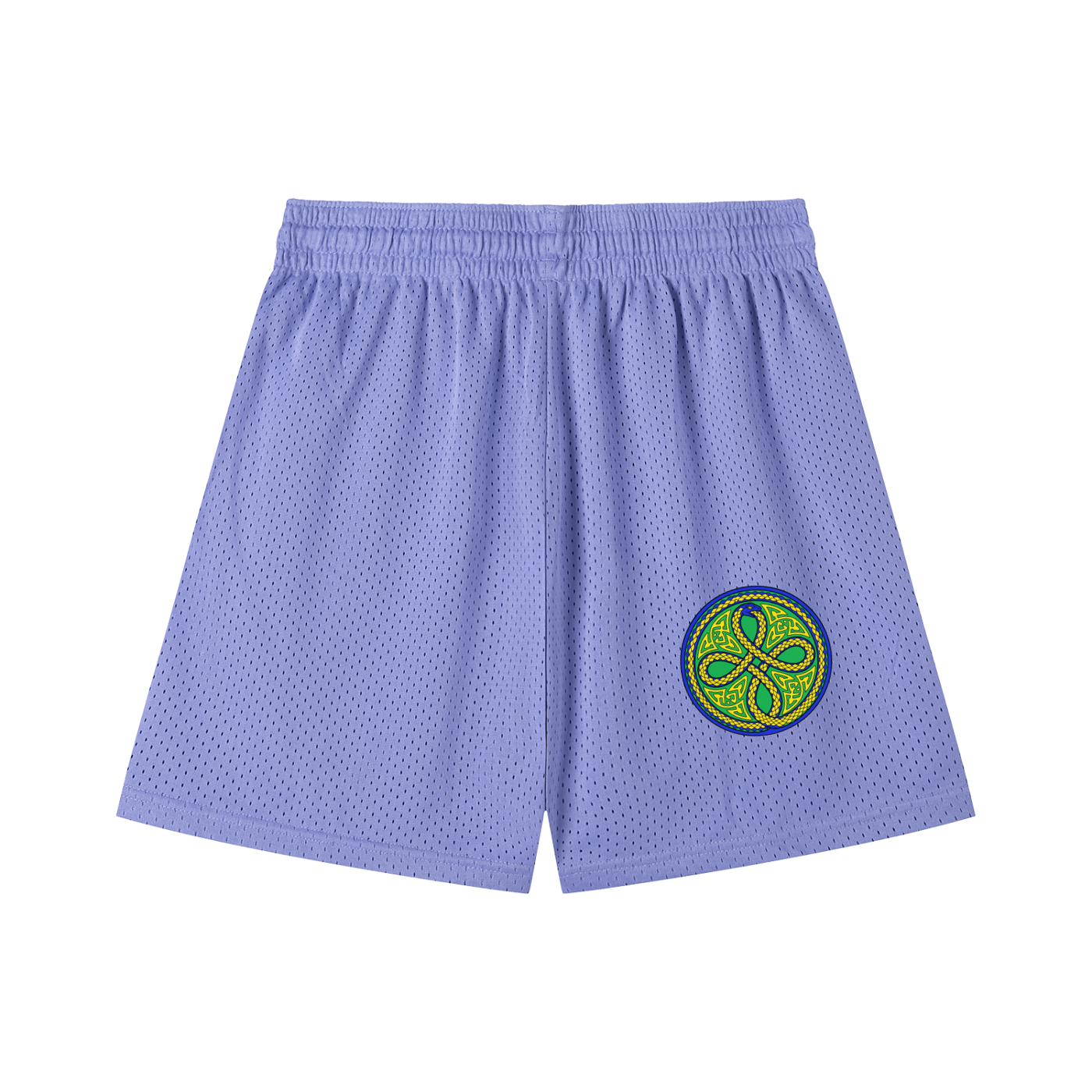 Ouroboros Green Mesh Drawstring Shorts