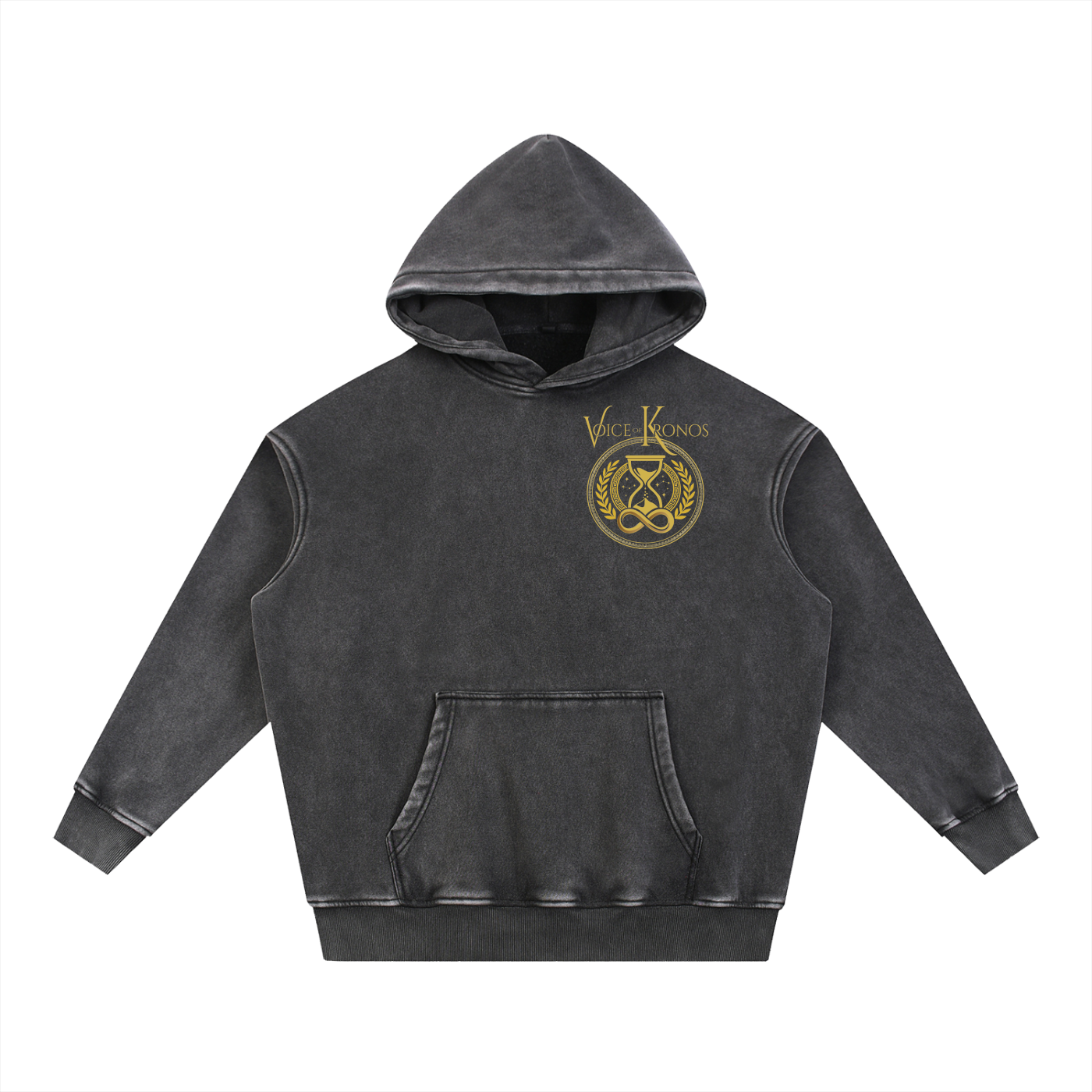 Snow Wash Fleece Oversize Hoodie