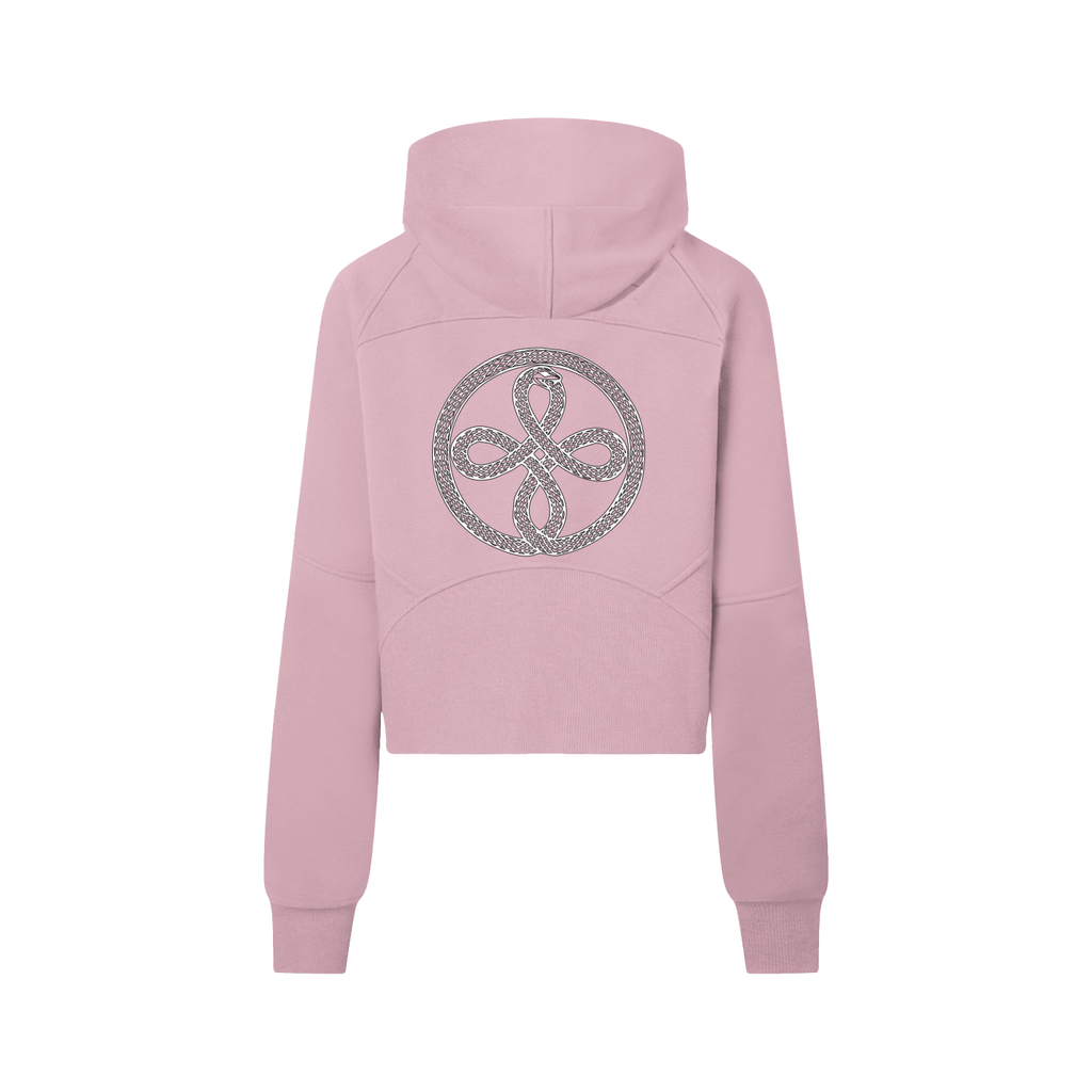 Cropped Half-Zip Hoodie