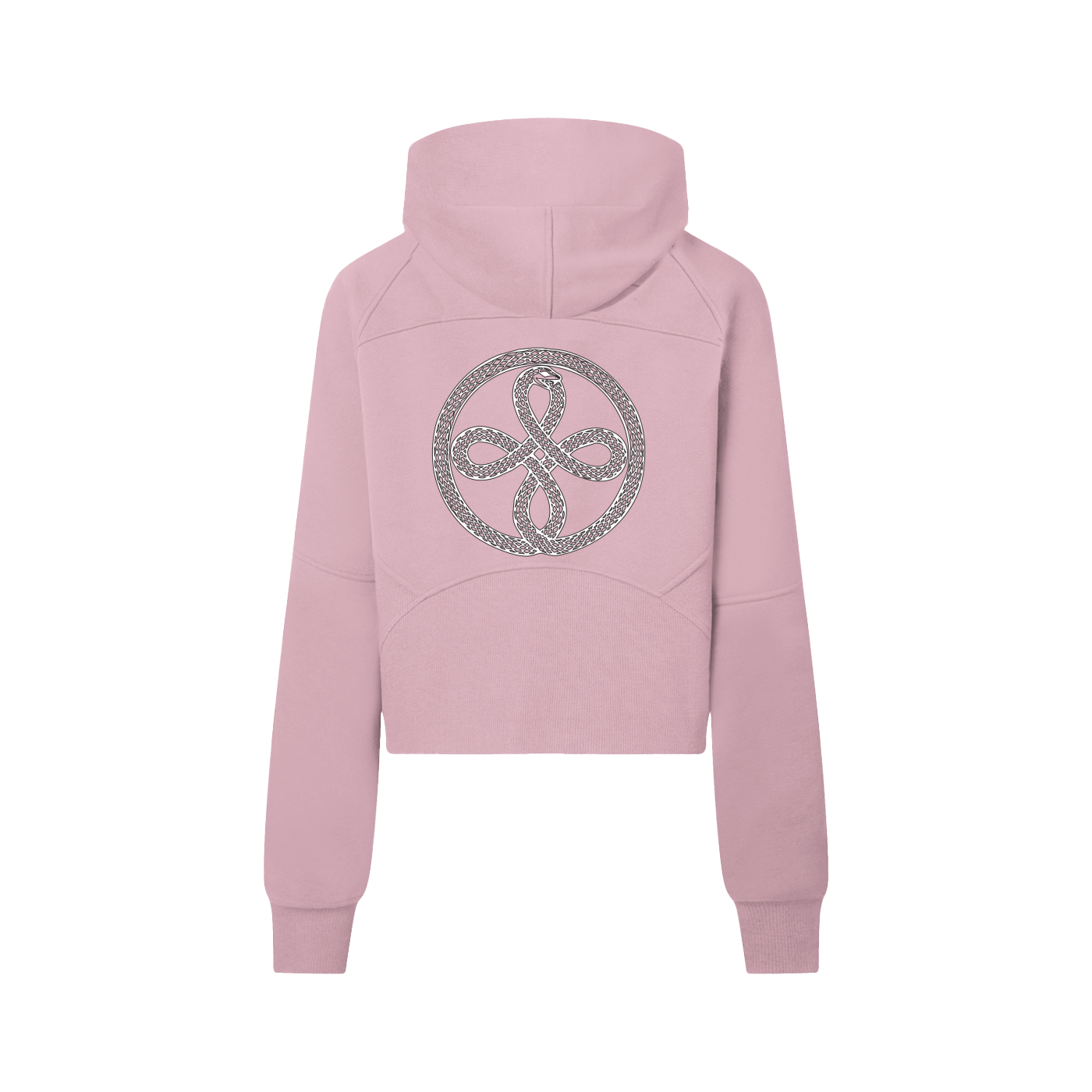 Cropped Half-Zip Hoodie