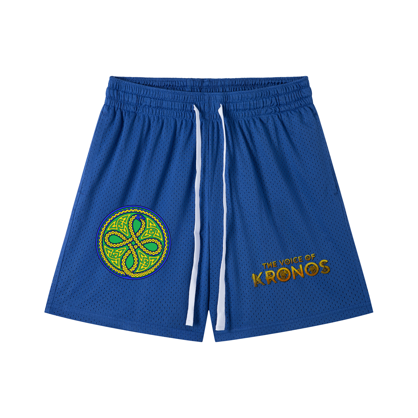 Ouroboros Green Mesh Drawstring Shorts