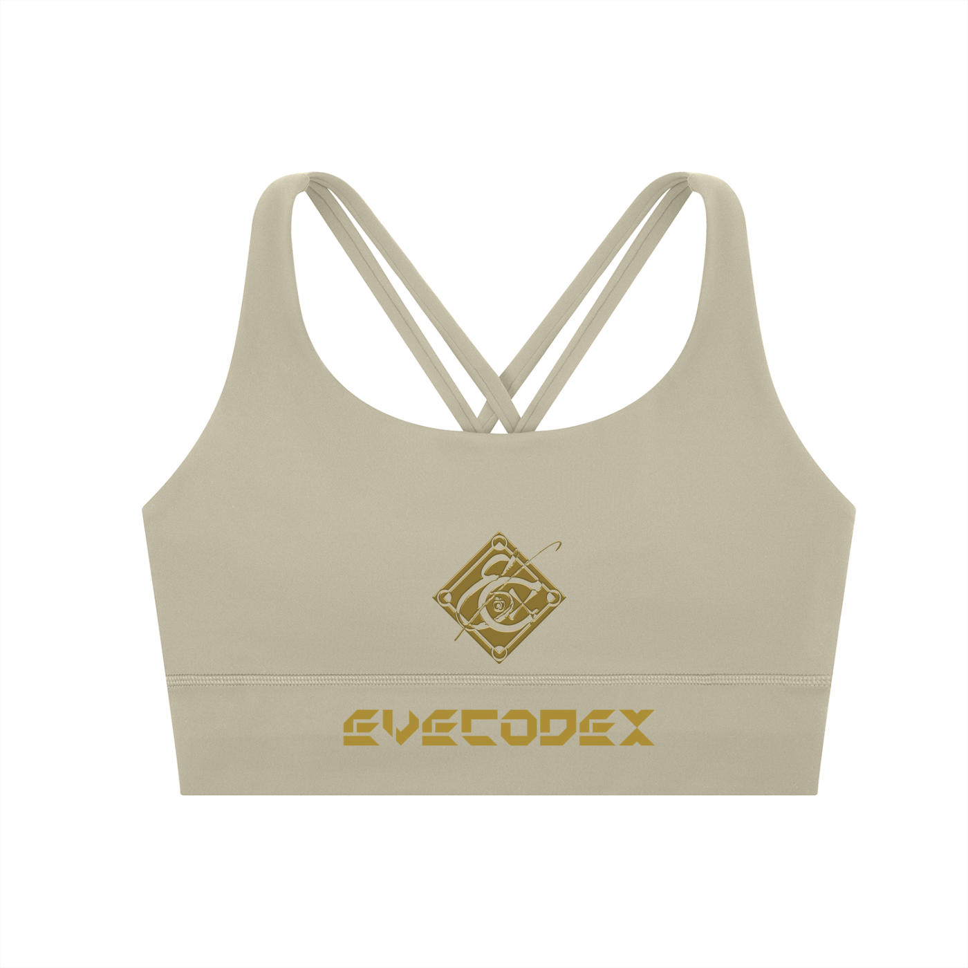 Strappy Criss-Cross Sports Bra