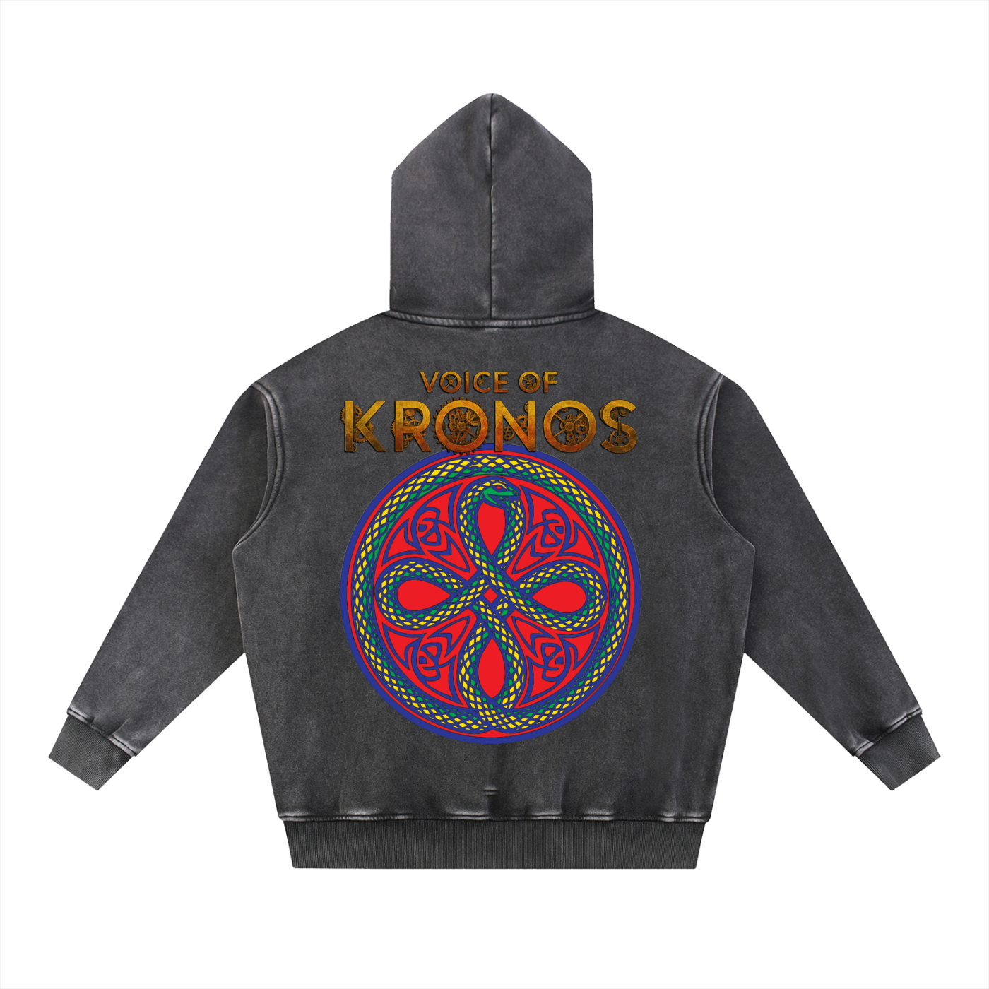 Snow Wash Fleece Oversize Hoodie