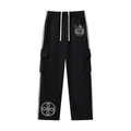 Side Stripe Straight-Leg Pants
