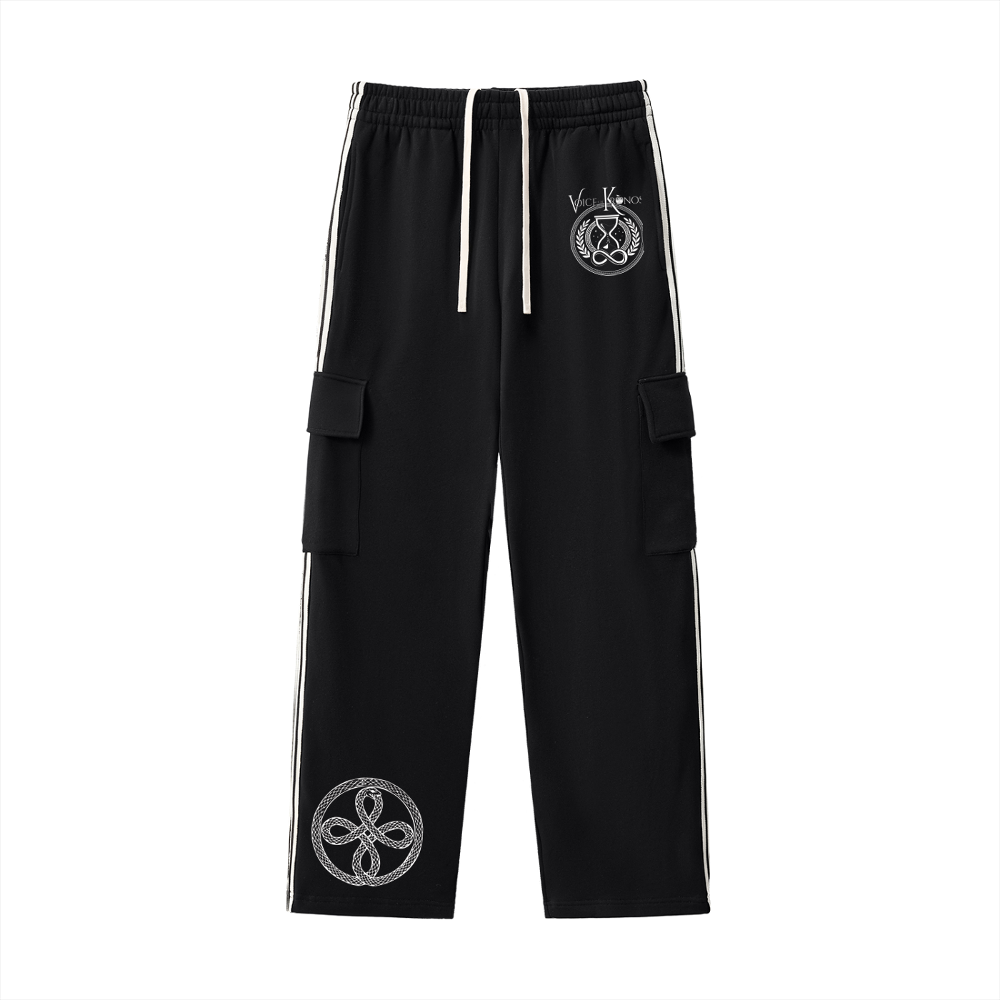 Side Stripe Straight-Leg Pants