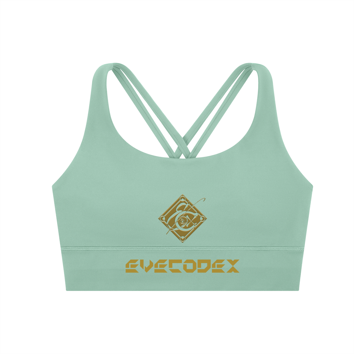 Strappy Criss-Cross Sports Bra