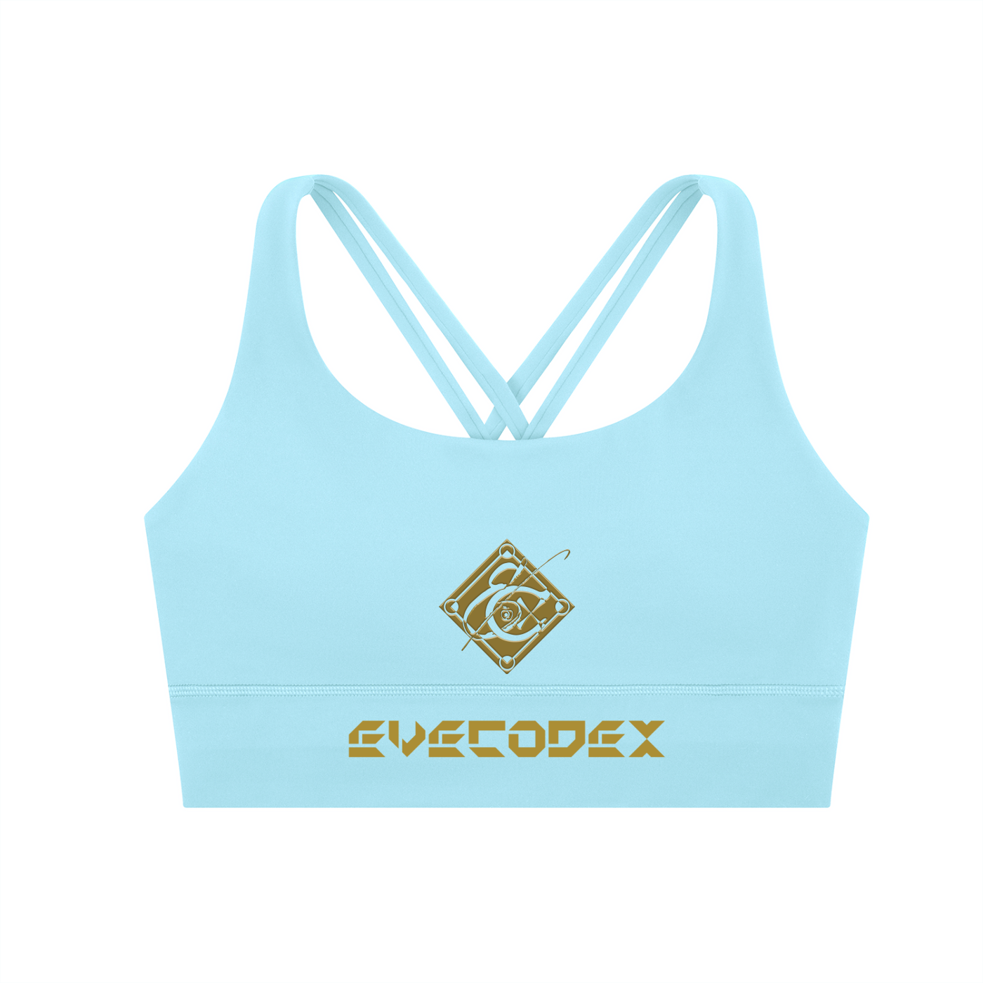Strappy Criss-Cross Sports Bra