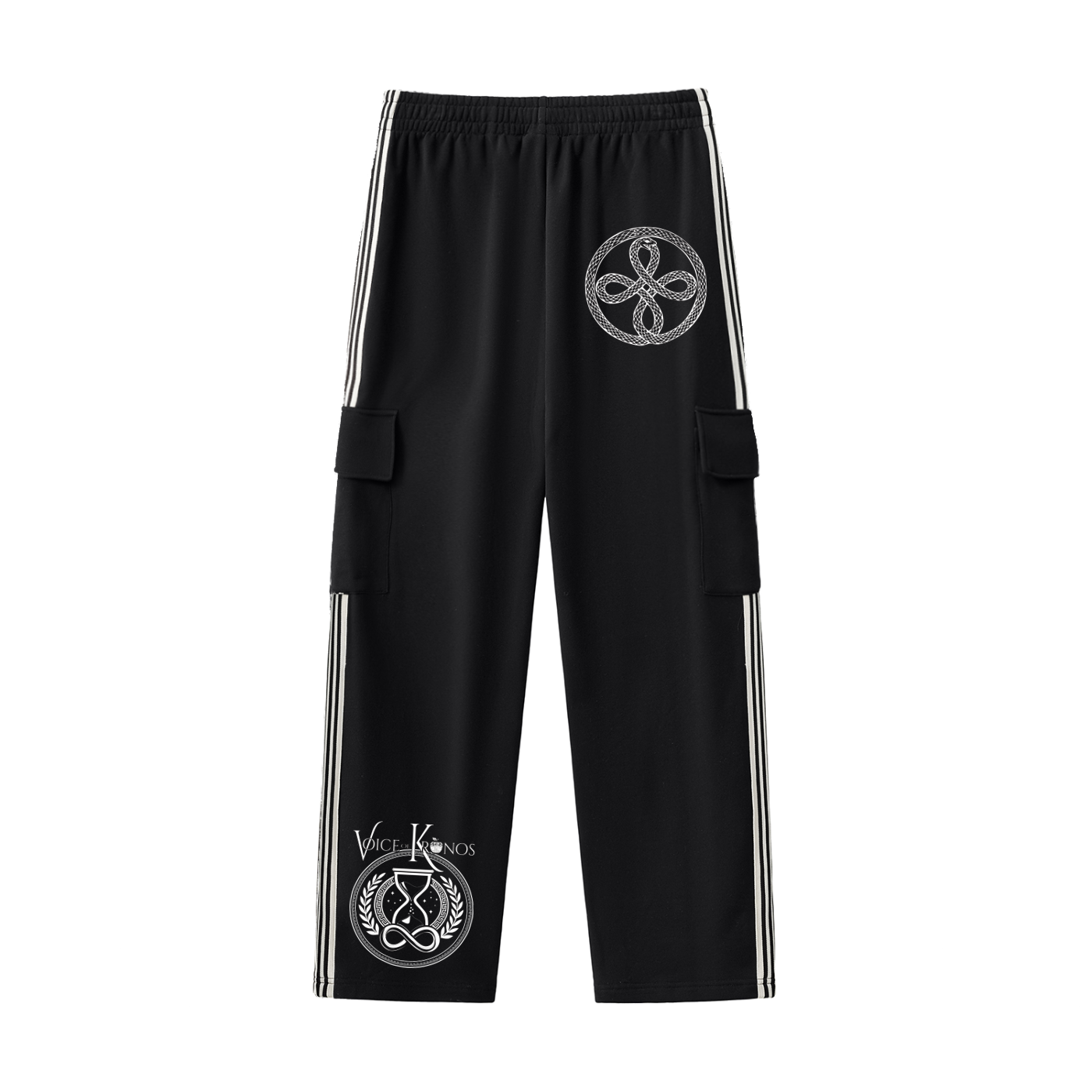 Side Stripe Straight-Leg Pants