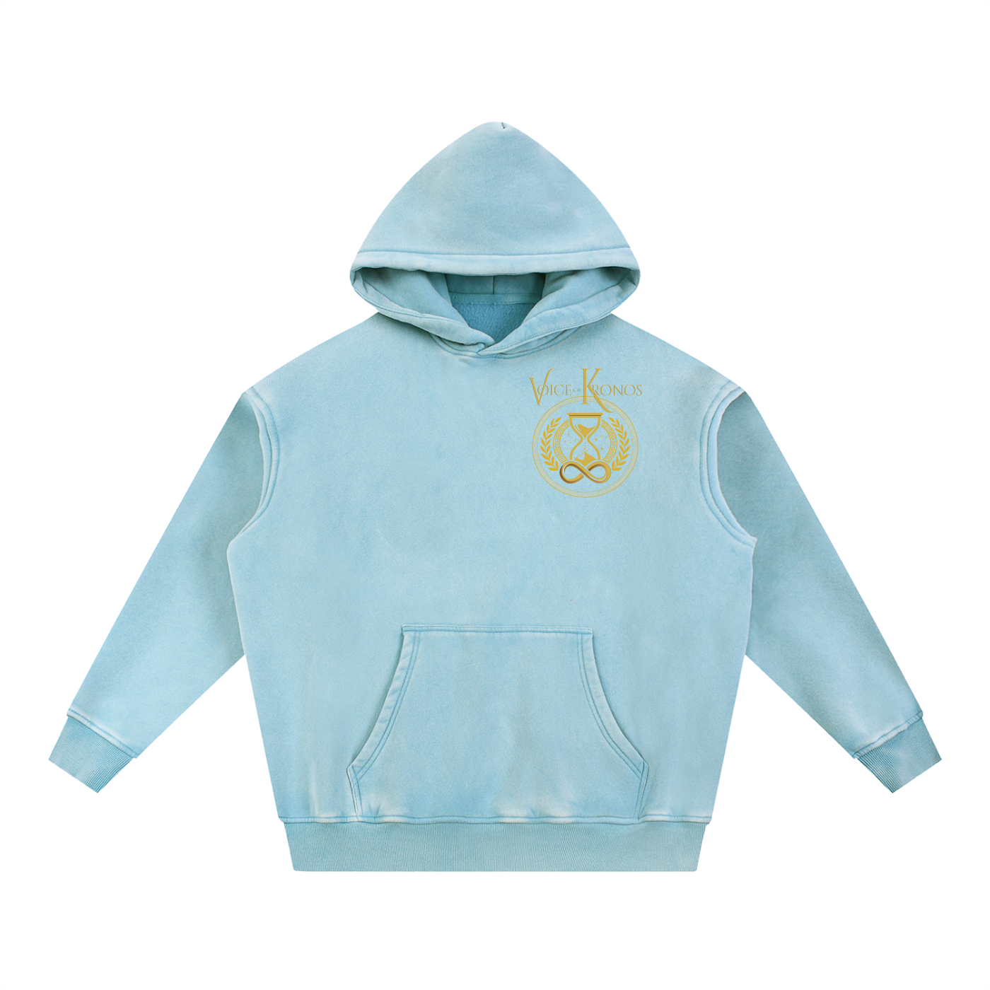 Snow Wash Fleece Oversize Hoodie