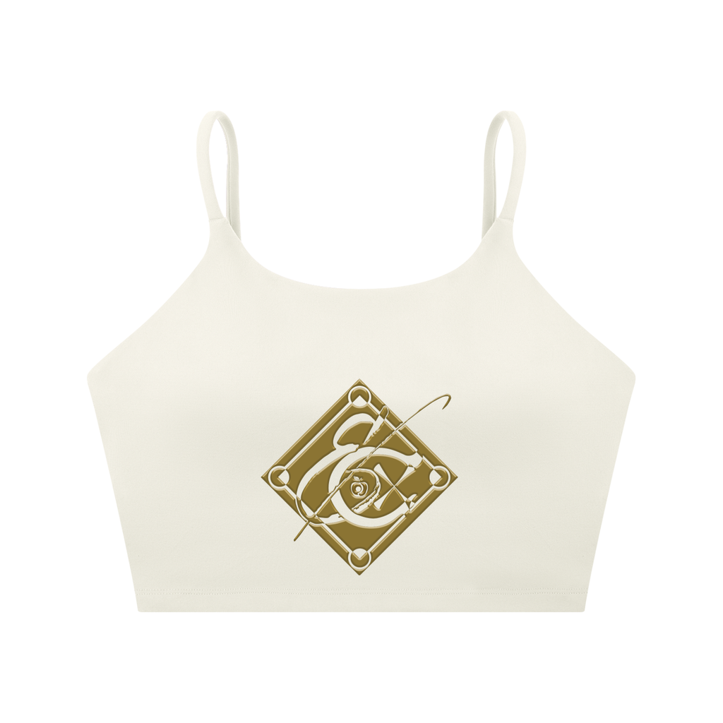 EveCodex Spaghetti Strap Yoga Sports Bra