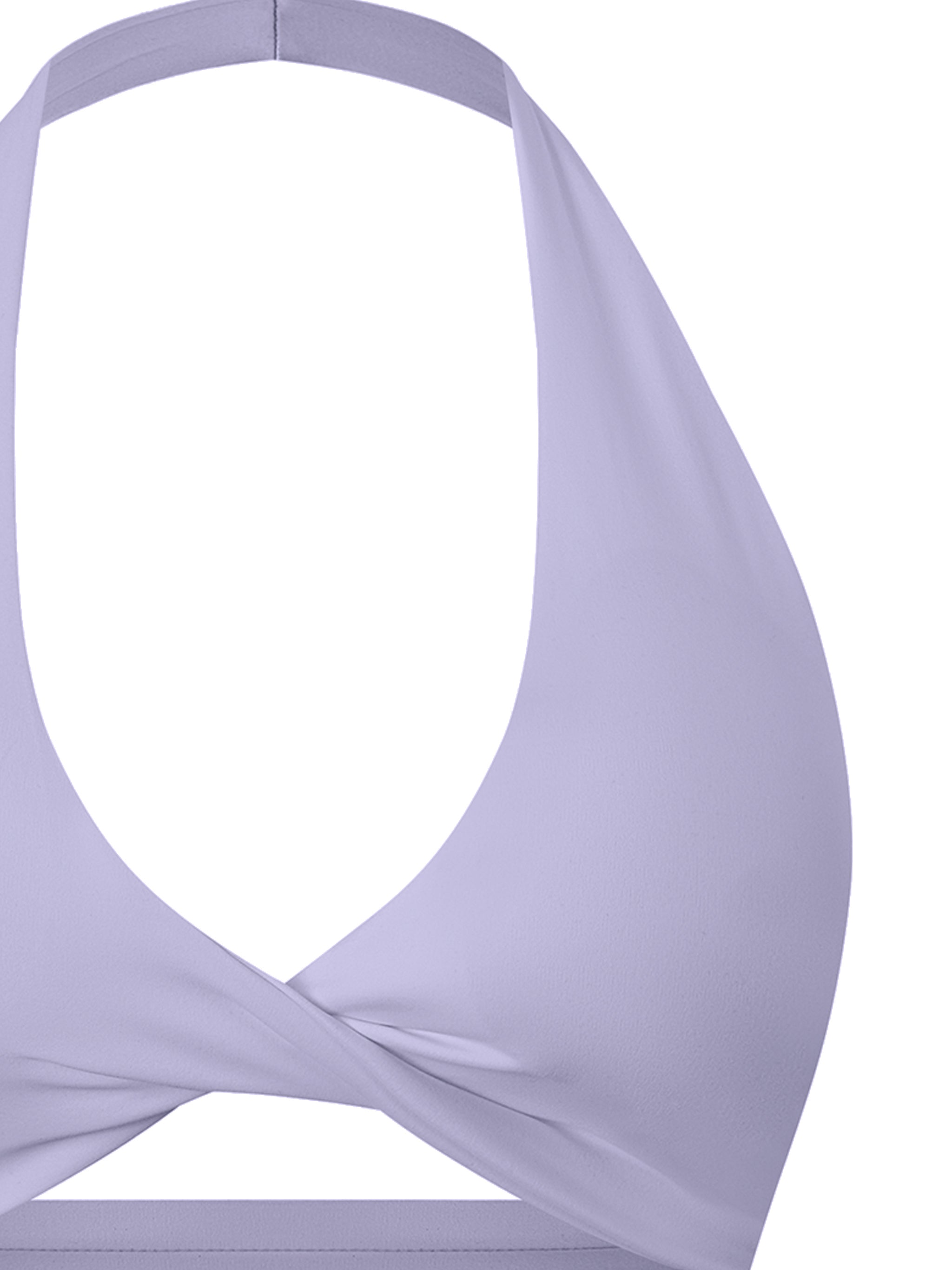 EveCodex Women's Pleated Halter Sports Bra