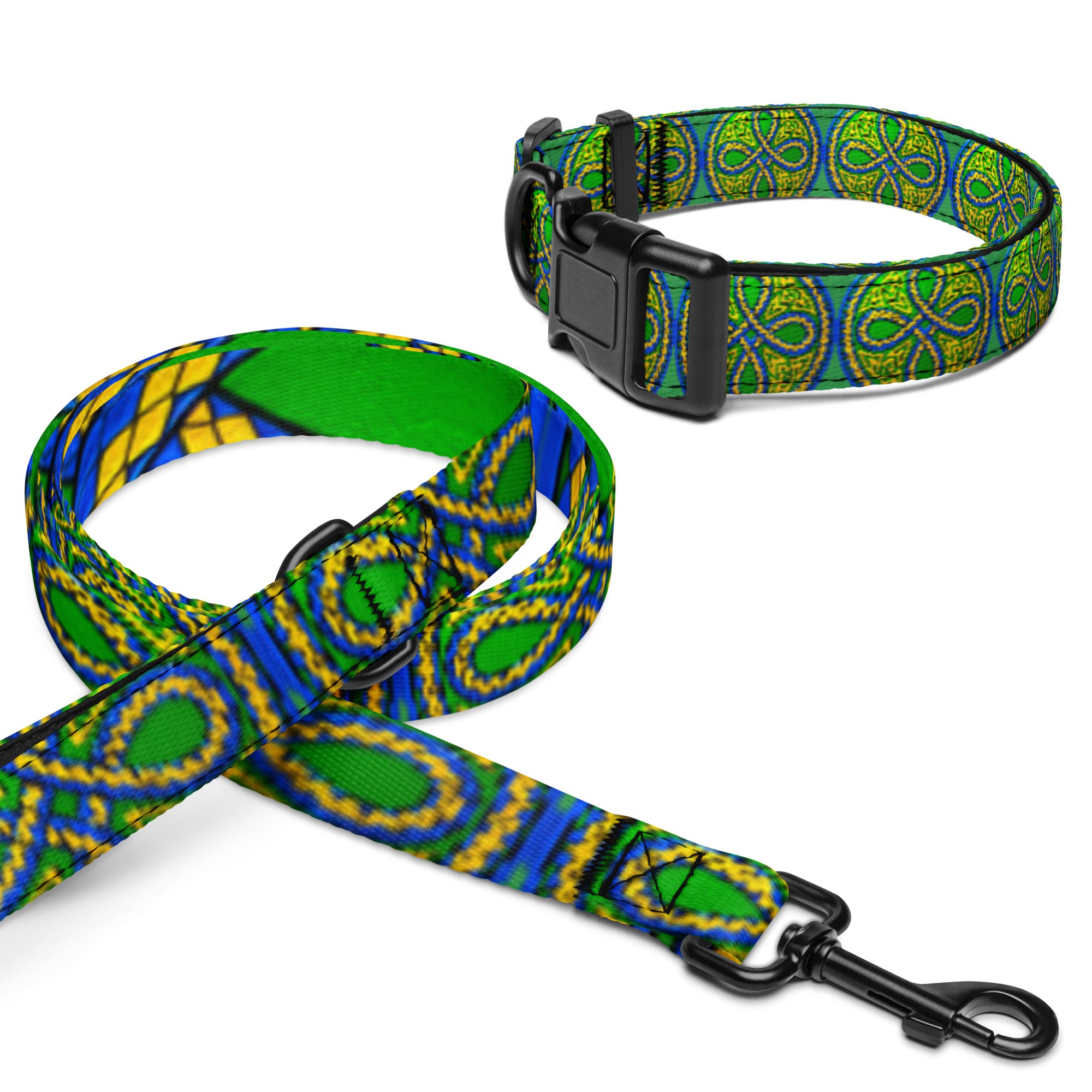VoK Ouroboros Green Pet collar & leash